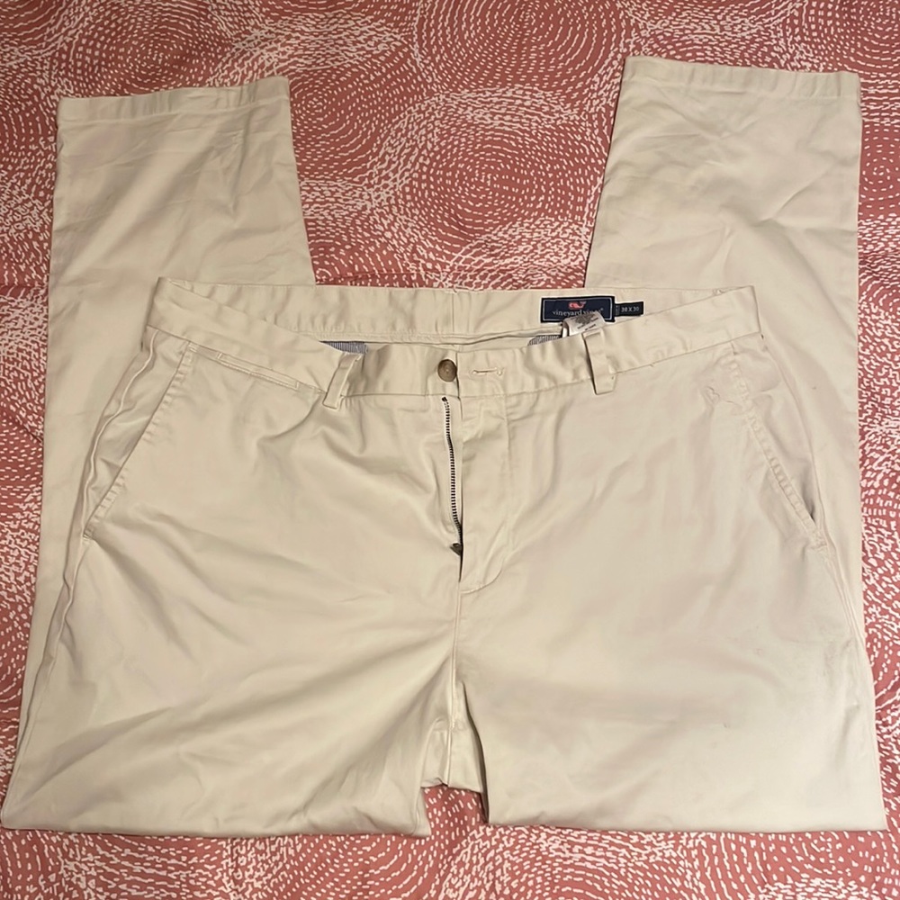 Vineyard Vines Breaker Pant Men's Size 38x30 Khaki Chino Pants